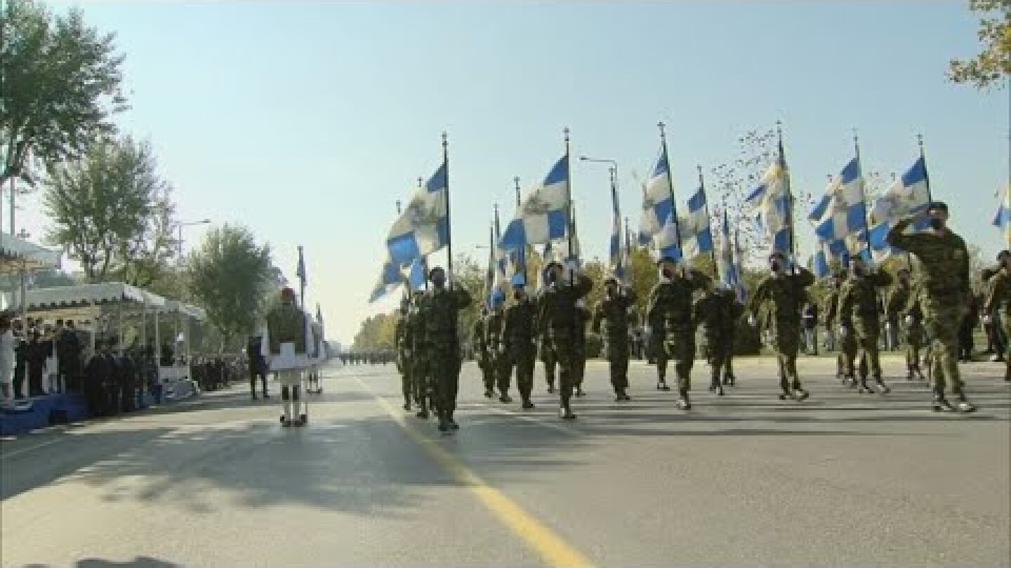 Η στρατιωτική παρέλαση για την 28η Οκτωβρίου