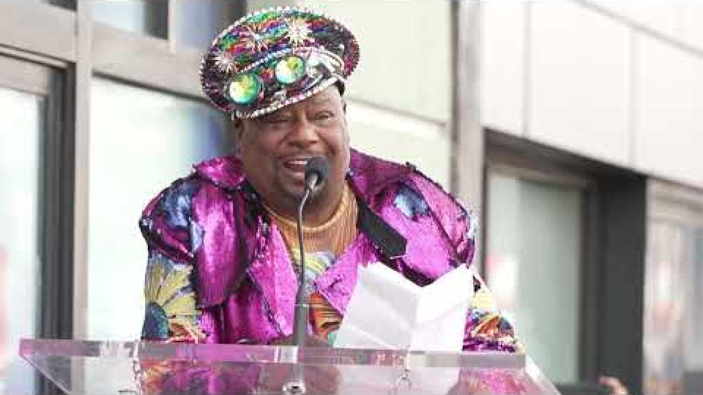 George Clinton Receives Star on Hollywood Walk of Fame