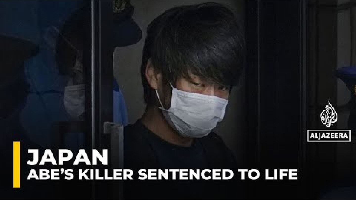 Man who killed Japan's former PM Shinzo Abe sentenced to life in prison