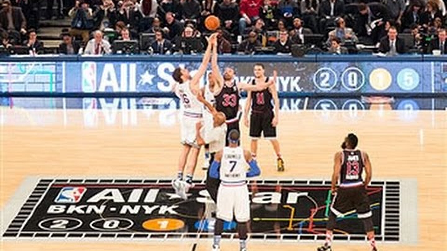 Gasol Brothers Tip-Off the 2015 NBA All-Star Game