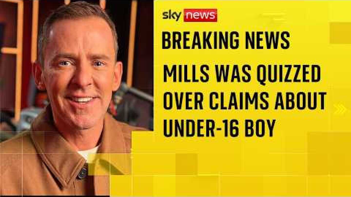 Scott Mills was investigated over claims of 'serious sexual offences' against boy under 16
