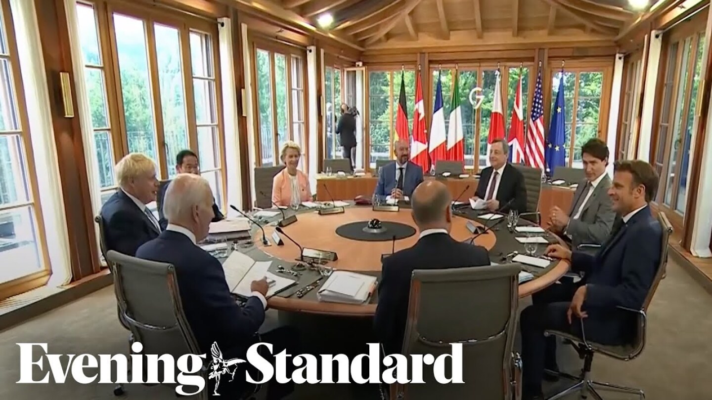 G7 leaders mock Vladimir Putin during G7 summit
