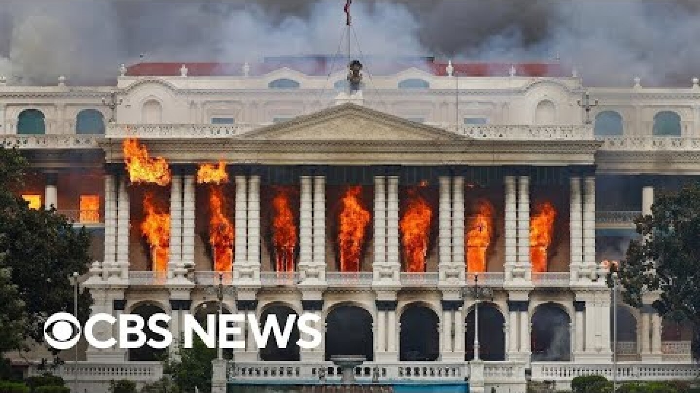 Videos show violent unrest, anti-corruption protests in Nepal