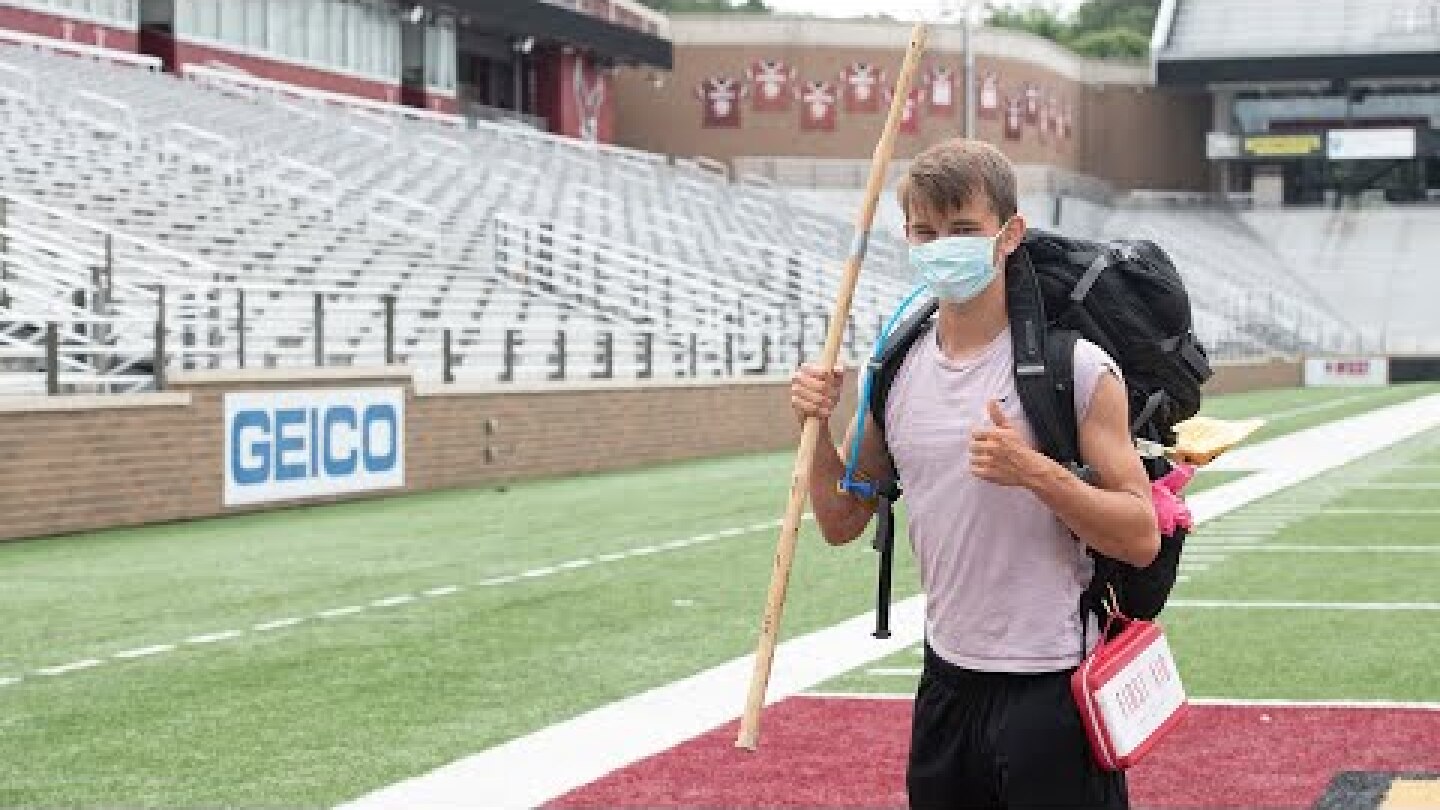 Gordon Wayne '23 Walks to Boston College