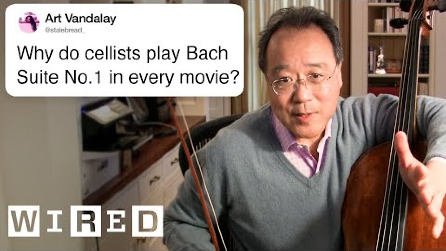 Yo-Yo Ma Answers Cello Questions From Twitter | Tech Support | WIRED
