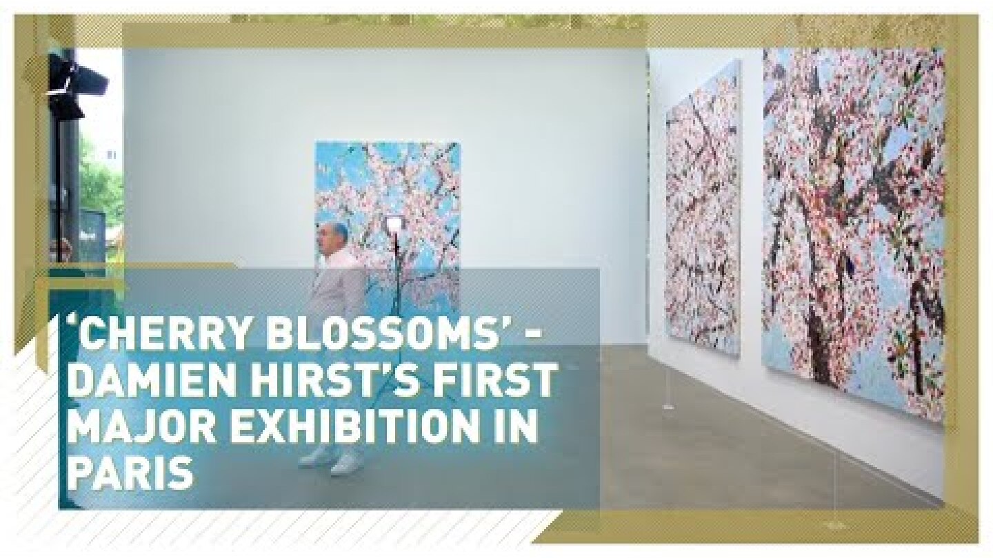 'Cherry Blossoms' - Damien Hirst's first major exhibition in Paris