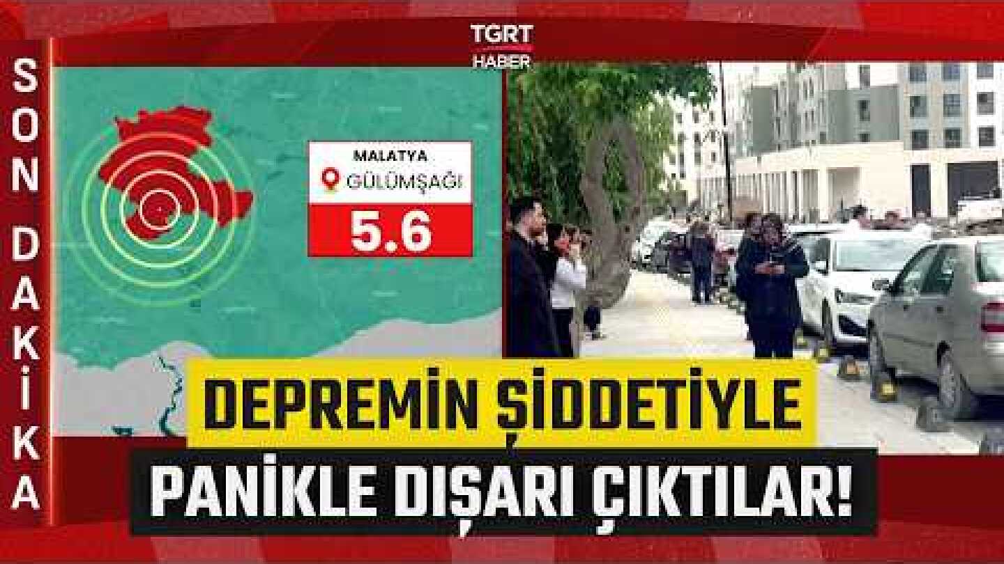 #SONDAKİKA | Malatya’da Şiddetli Deprem! Vatandaşlar Panikle Dışarı Çıktı - TGRT Haber