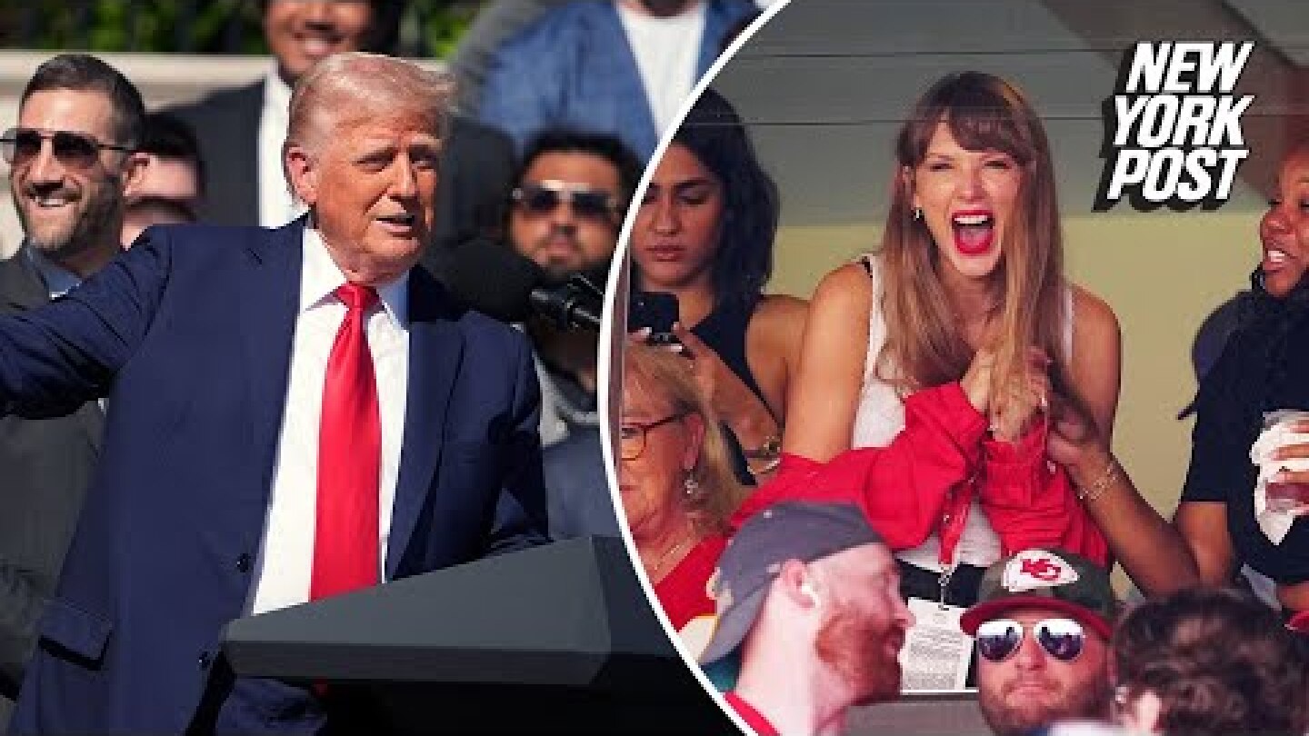Trump takes jab at Taylor Swift Super Bowl appearance during Eagles’ visit to WH