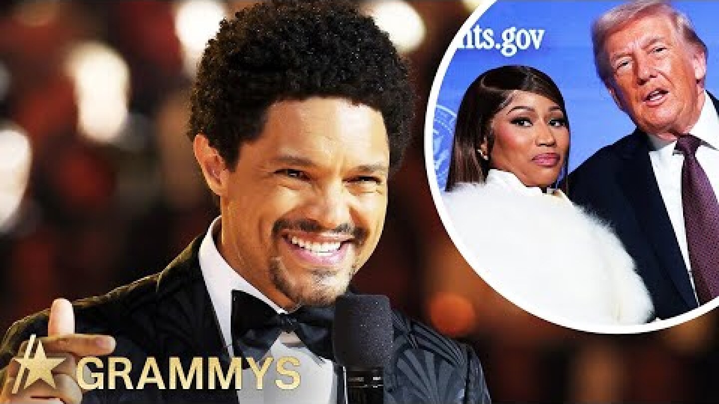 Trevor Noah Roasts Nicki Minaj For Trump Friendship During Grammys Monologue