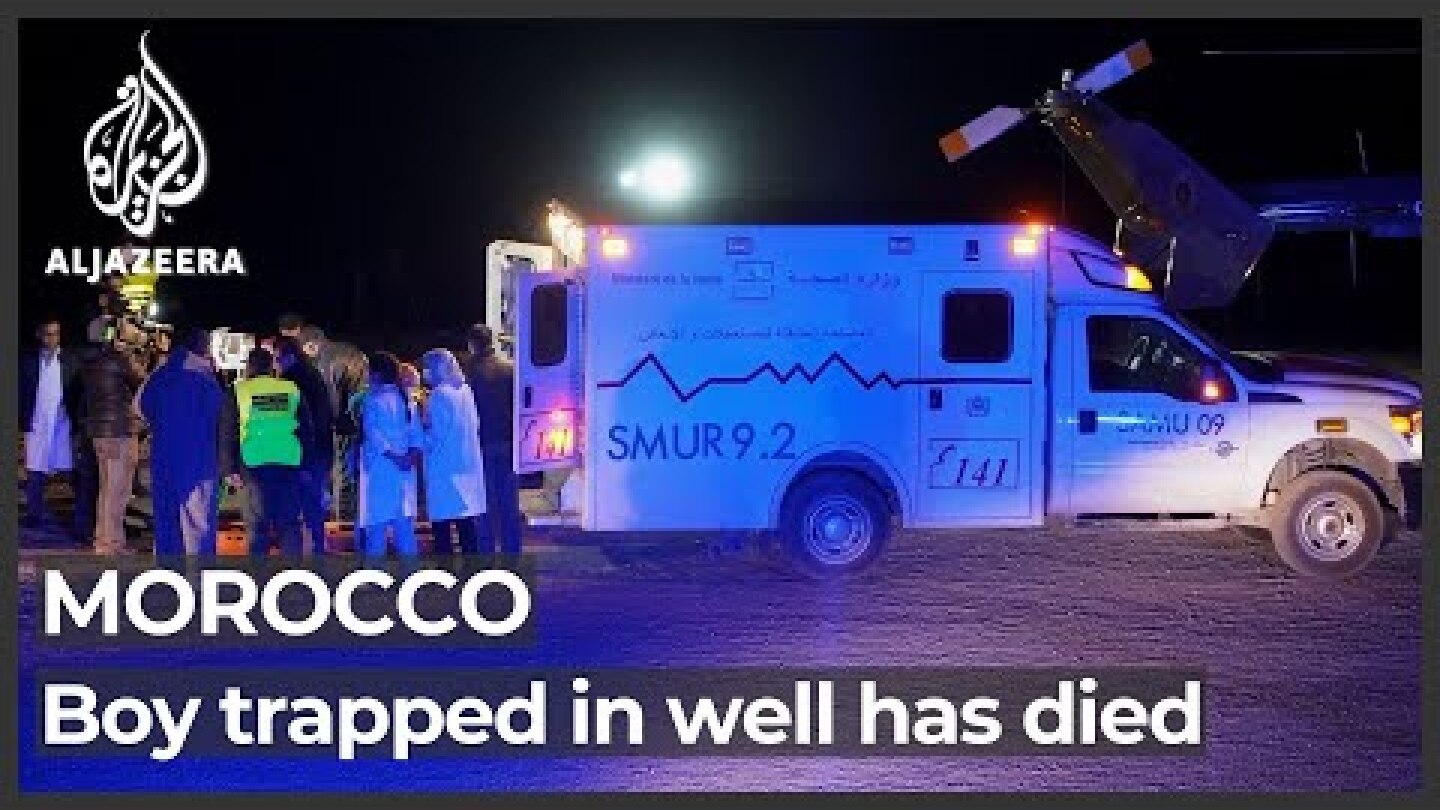 ‘Tragic accident’: Moroccan boy stuck in well dies before rescue