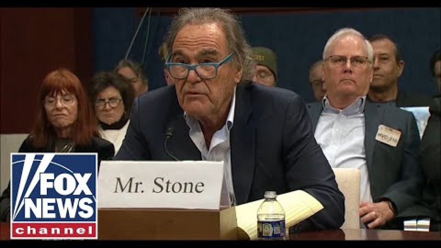 Oliver Stone testifies at House hearing on JFK files