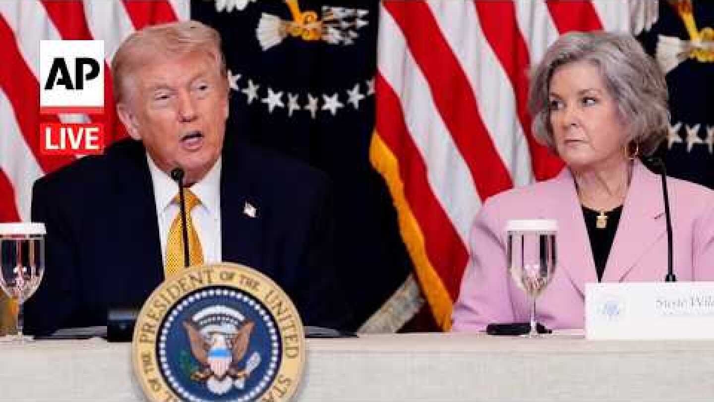 LIVE: Trump meets with Kennedy Center board members