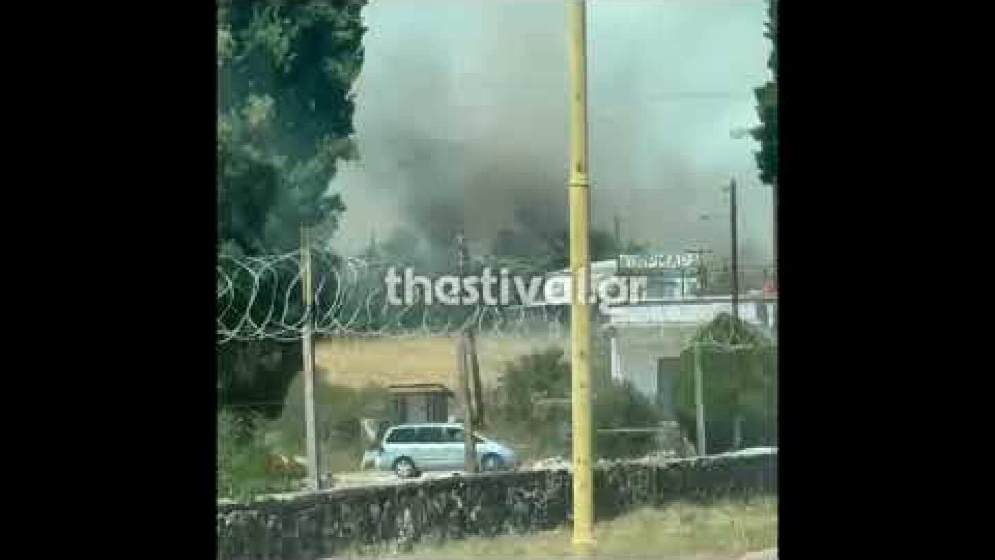 Thestival.gr Αναζωπύρωση φωτιάς έξω από το Πολυκαστρο Κιλκίς