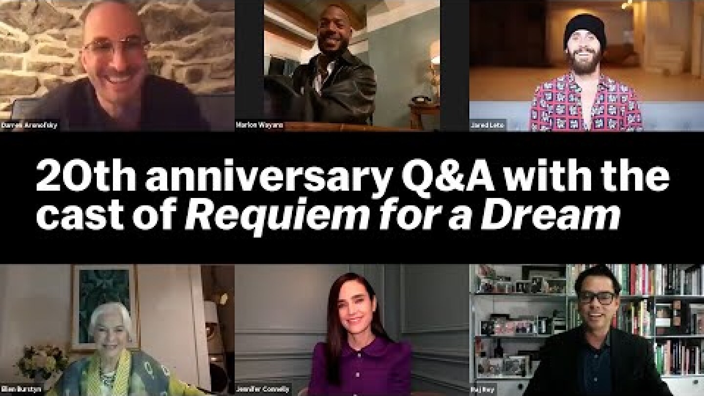 Requiem for a Dream | Cast and crew reunited twenty years later | MoMA FILM