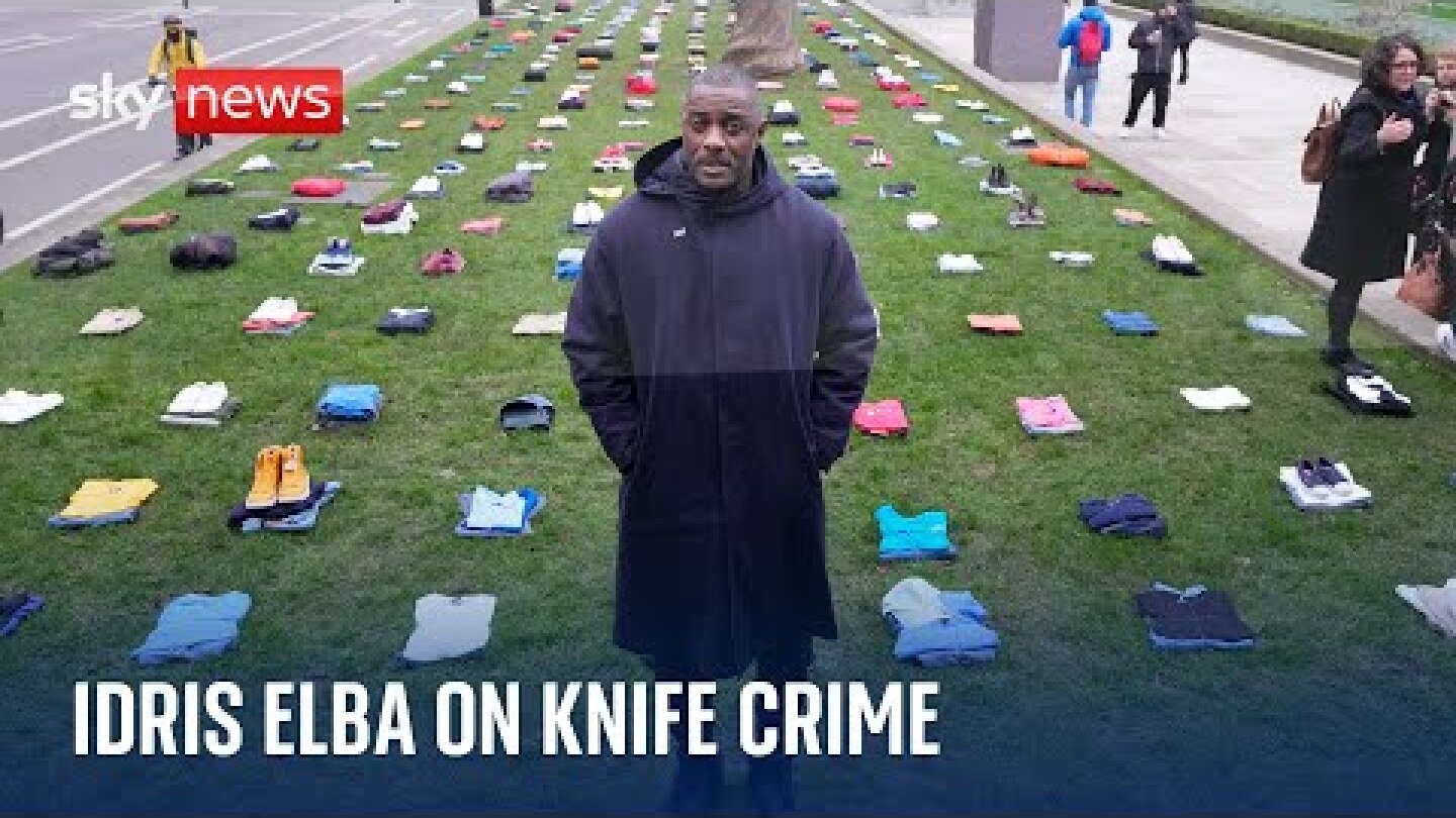 Actor Idris Elba launches campaign to tackle knife crime