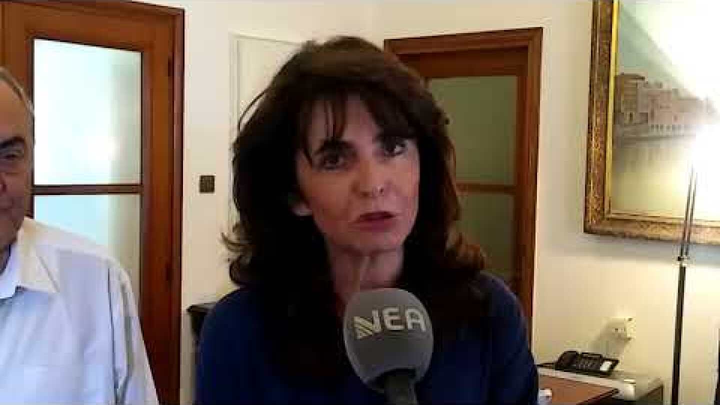 Ή Αλεξάνδρα Μητσοτάκη για το έργο στη μνήμη του πατέρα της Κωνσταντίνου