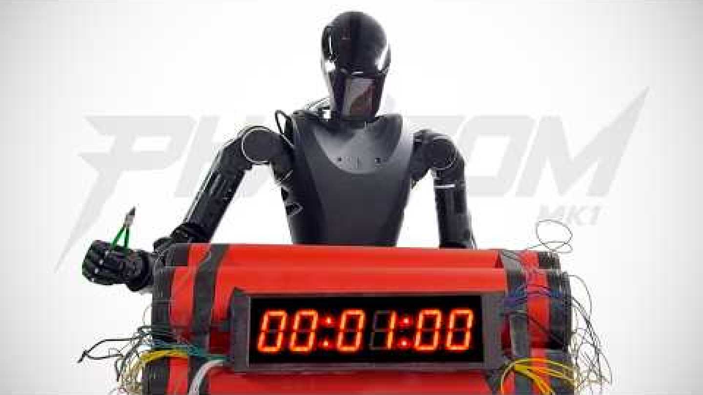 A Robot Defuses a Bomb