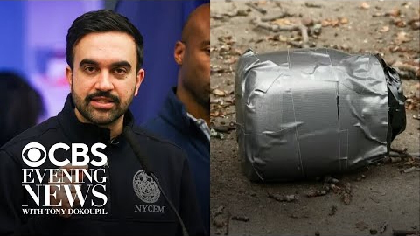 Latest on homemade bomb ignited at protest outside NYC Mayor Zohran Mamdani's residence