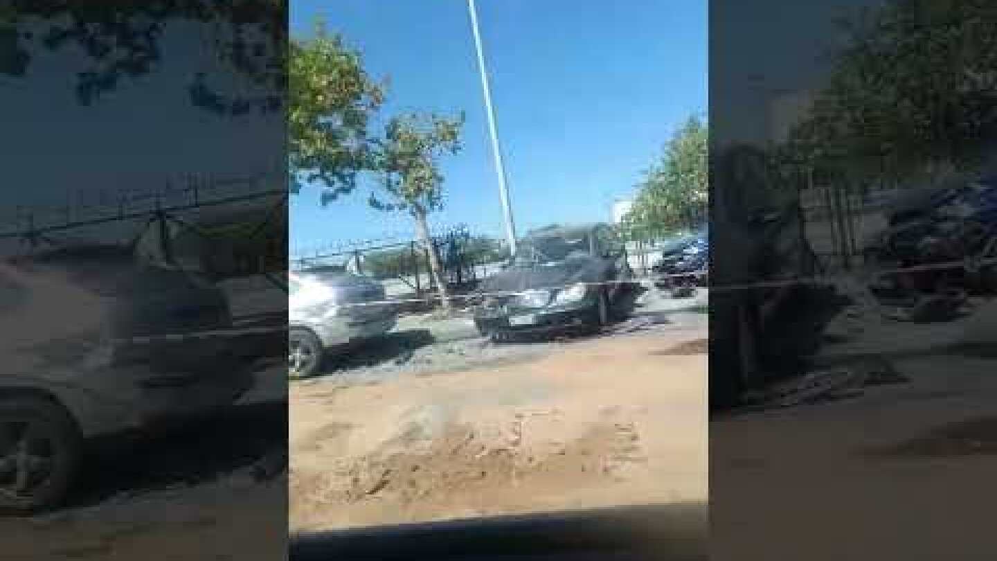 Θεσσαλονίκη: Καραμπόλα έξω από το Ποσειδώνιο - ΙΧ παρέσυρε τρία αυτοκίνητα