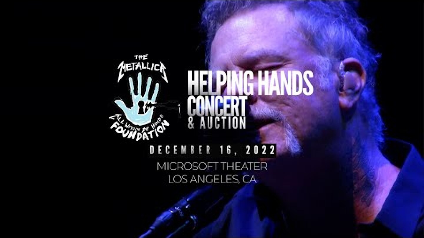 All Within My Hands & Metallica Present: Helping Hands Concert and Auction 2022