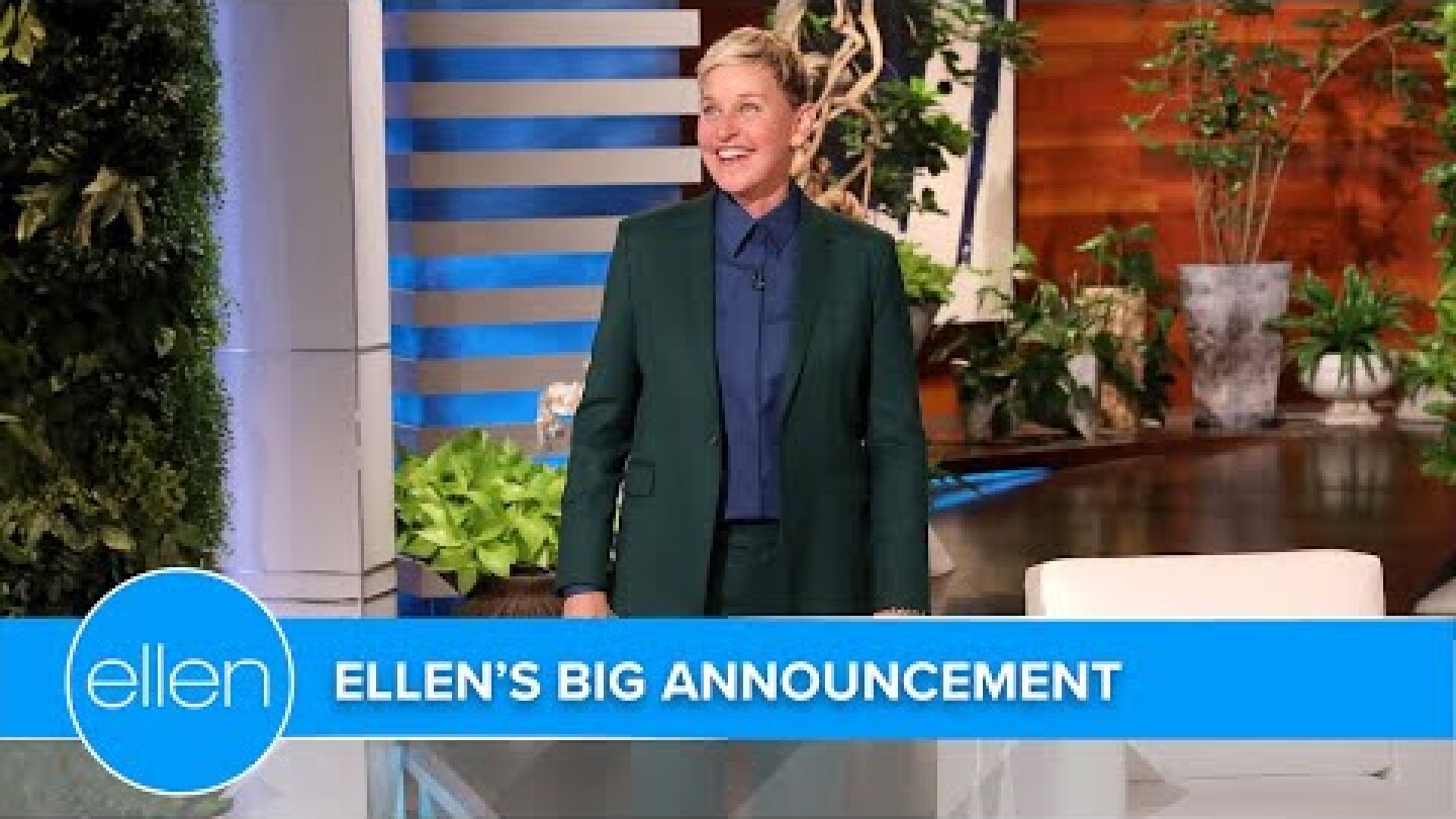 Ellen’s Big Season 19 Announcement