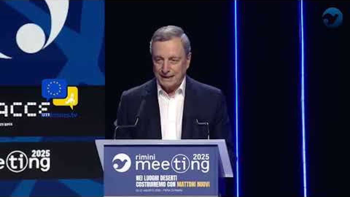 Mario Draghi’s Full Speech: Europe’s Harsh Reality — Powerless on the Global Stage! -ITALIAN-