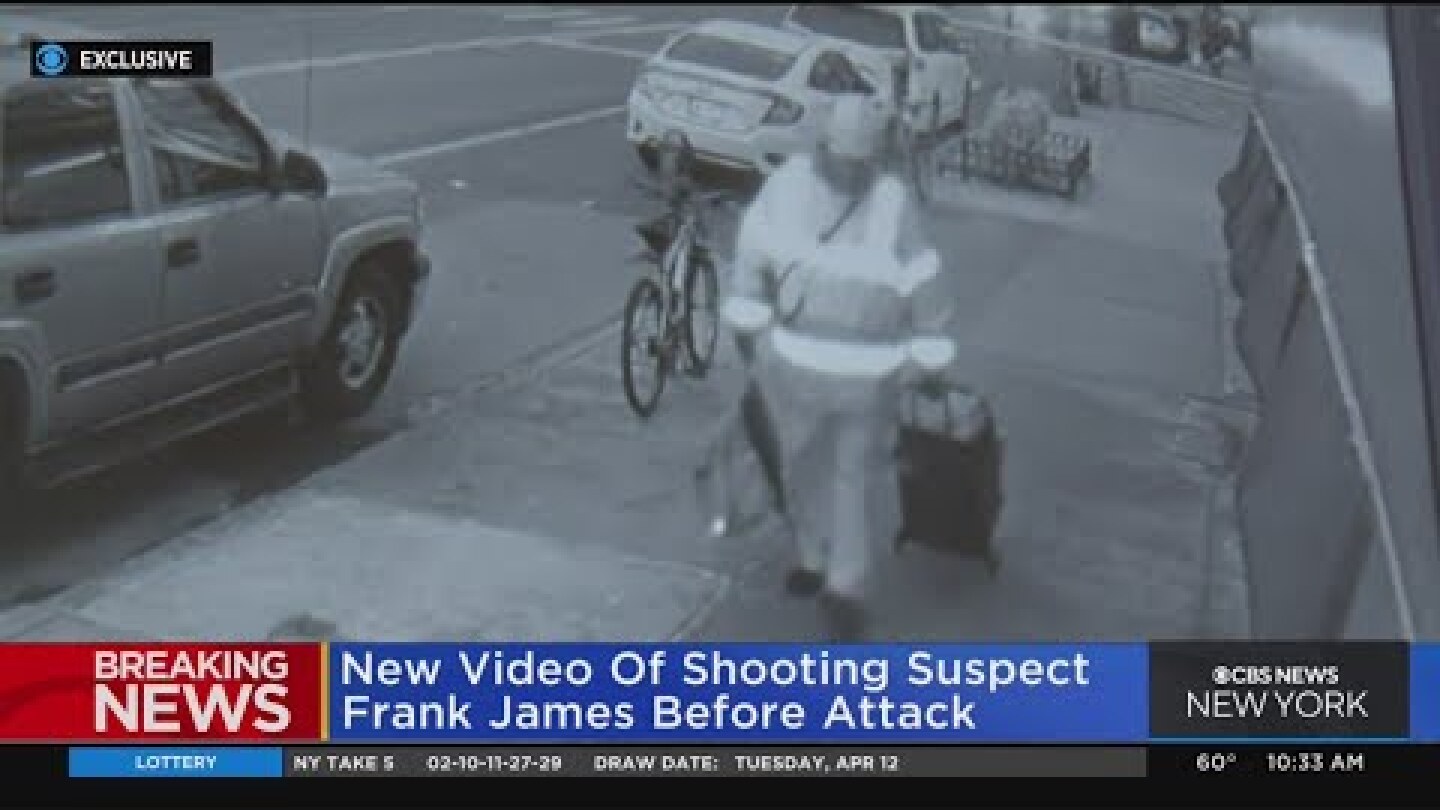 Exclusive new video may show Brooklyn subway shooting suspect