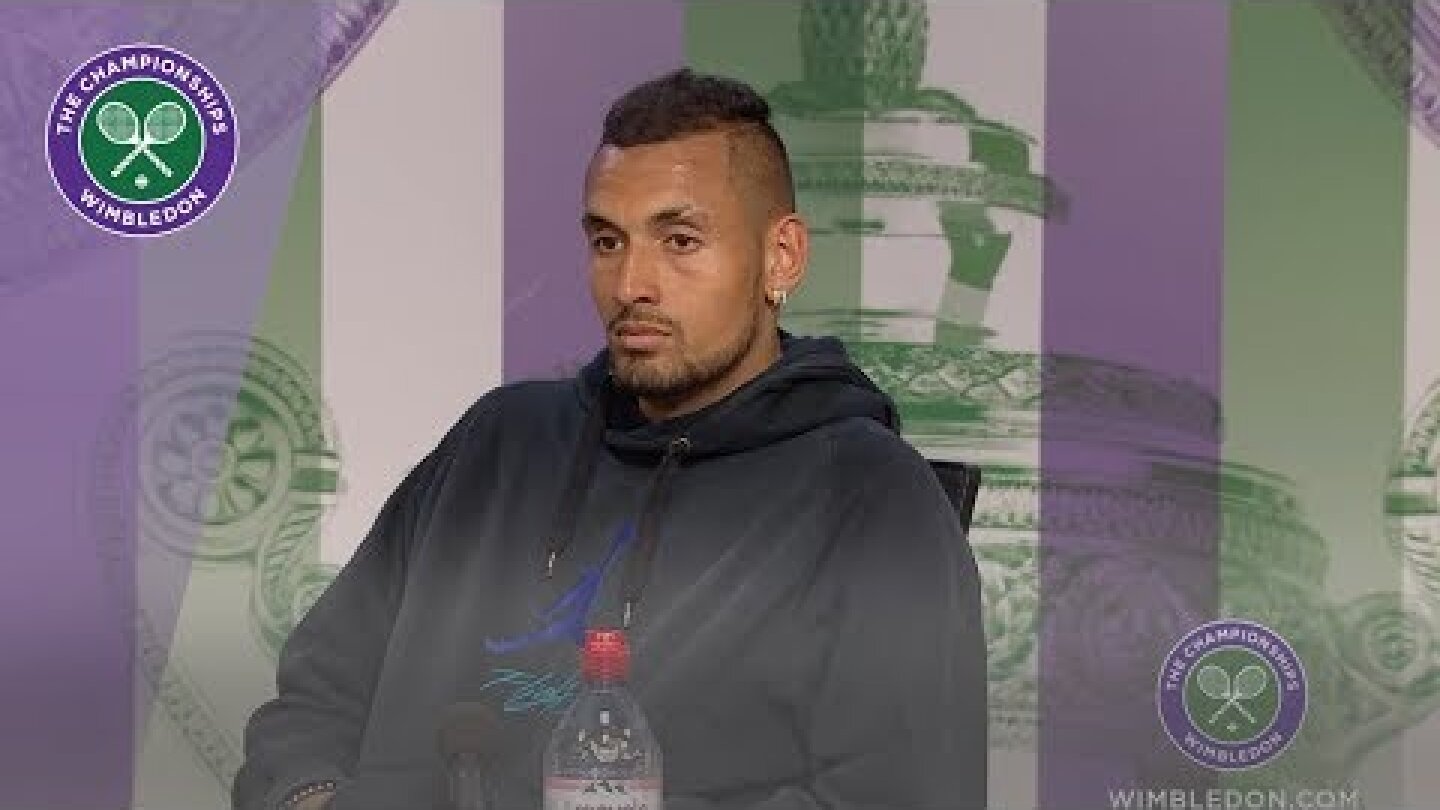 Nick Kyrgios Wimbledon 2019 Second Round Press Conference