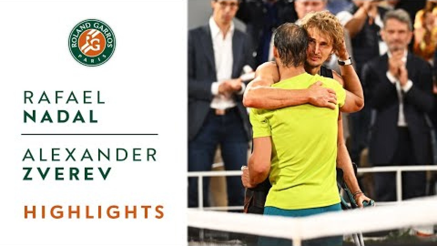 Rafael Nadal vs Alexander Zverev - Semifinals Highlights I Roland-Garros 2022