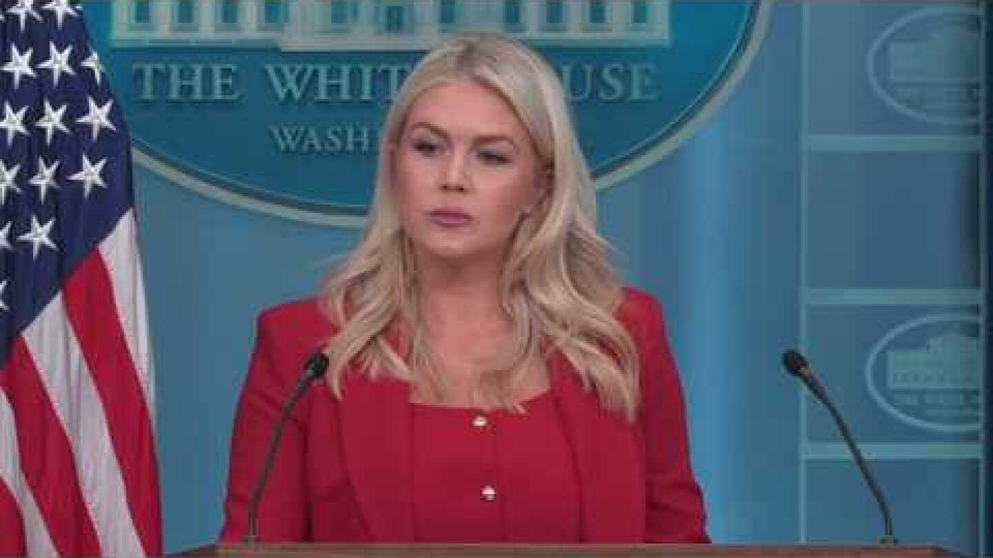 Karoline Leavitt says White House won't intervene in Tate brothers case