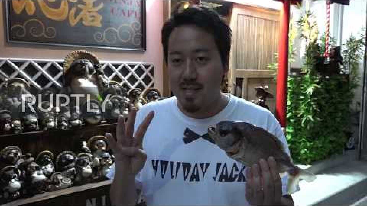 Grab 'a bite of Piranha' ramen in Tokyo's Ninja Cafe!