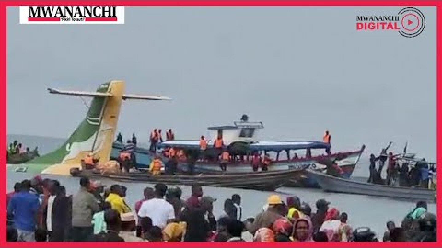 Ndege ya Precision Air yapata ajali ziwani Bukoba, Shuhudia uokoaji ukiendelea