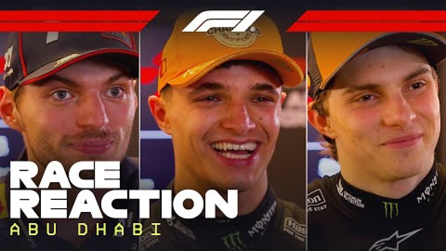 Drivers React To The Race | 2025 Abu Dhabi Grand Prix