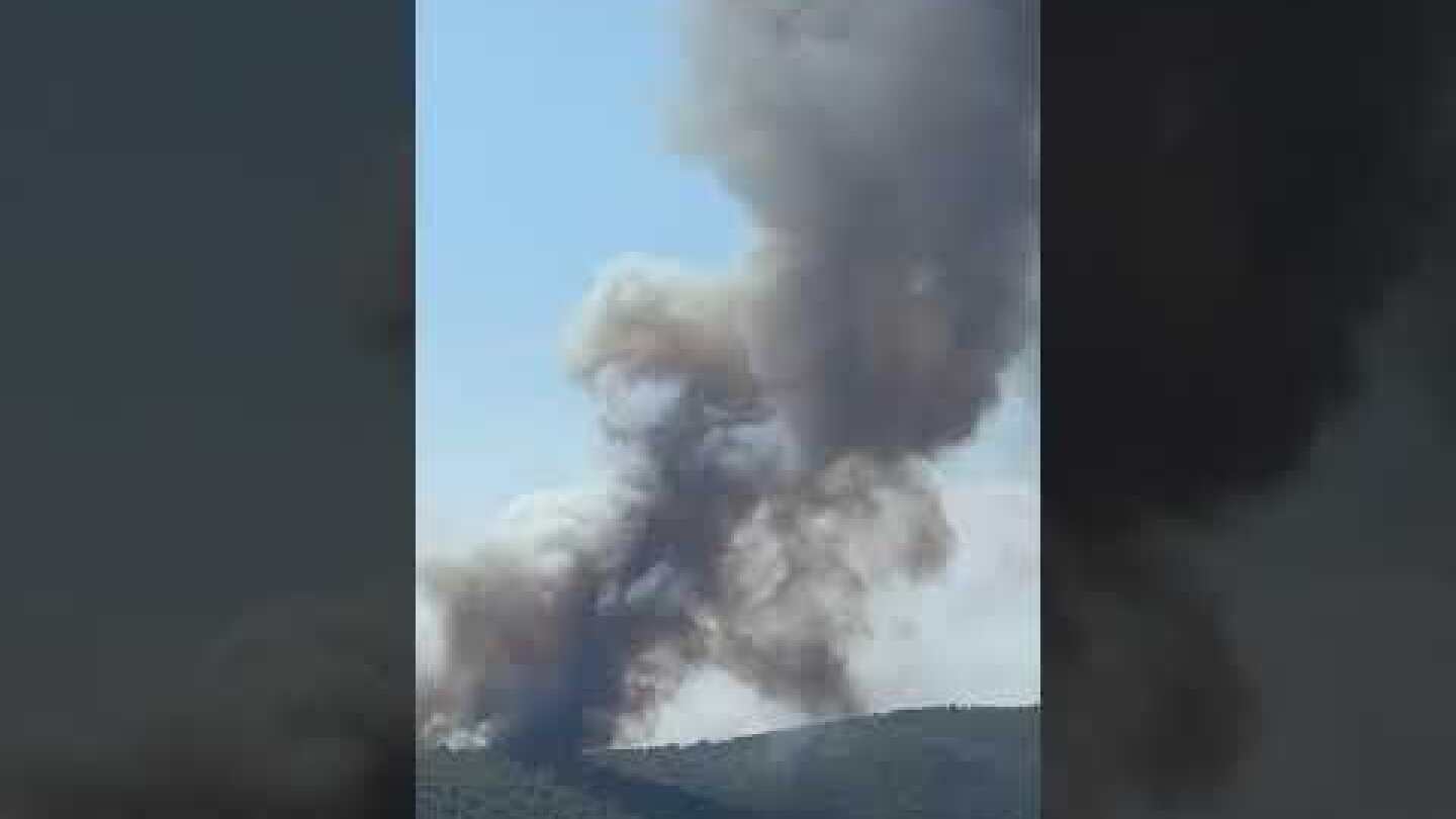 Φωτιά στη Βουρβουρού στη Χαλκιδική