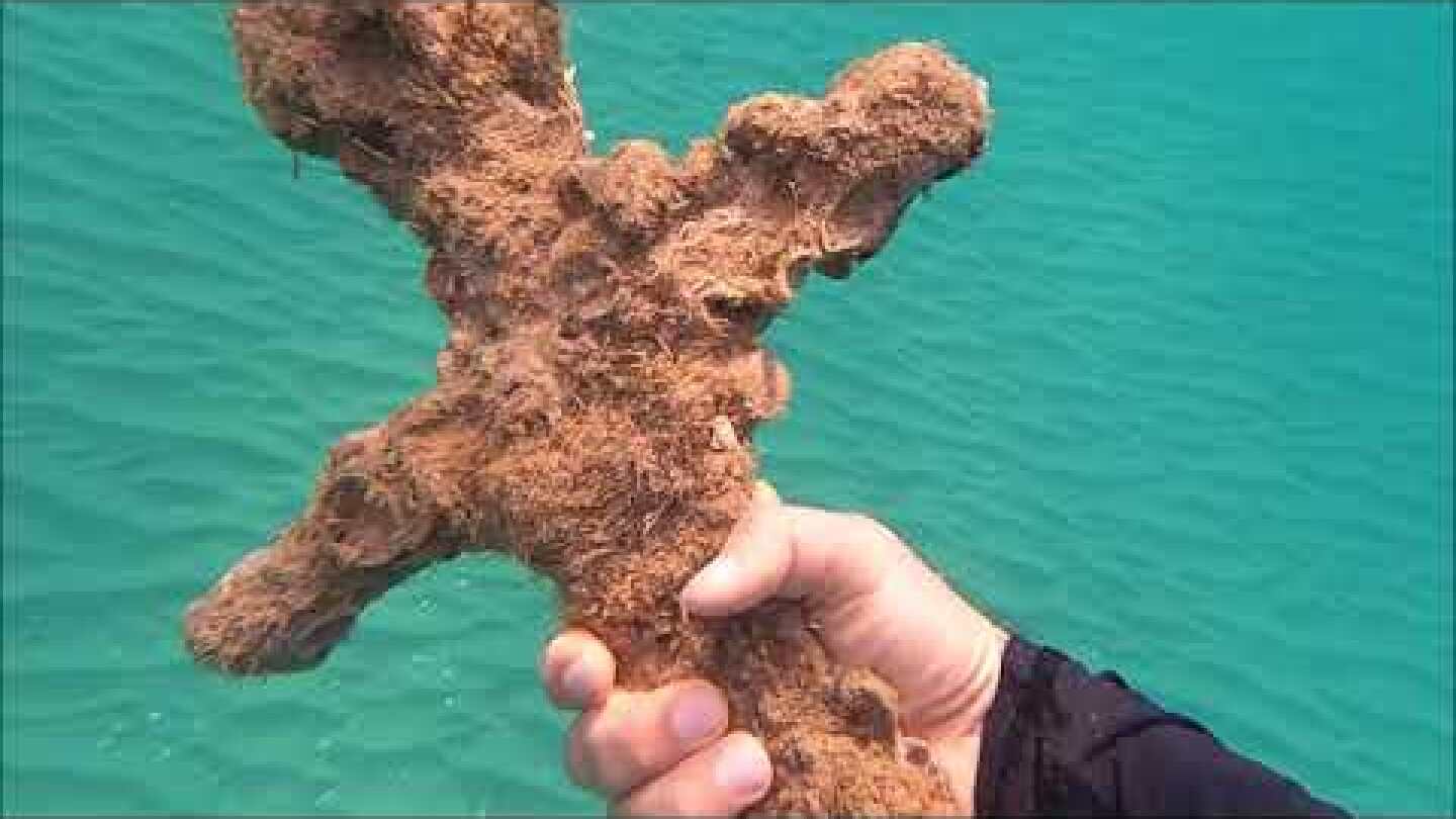 Finding a shell-encrusted sword in the Mediterranean