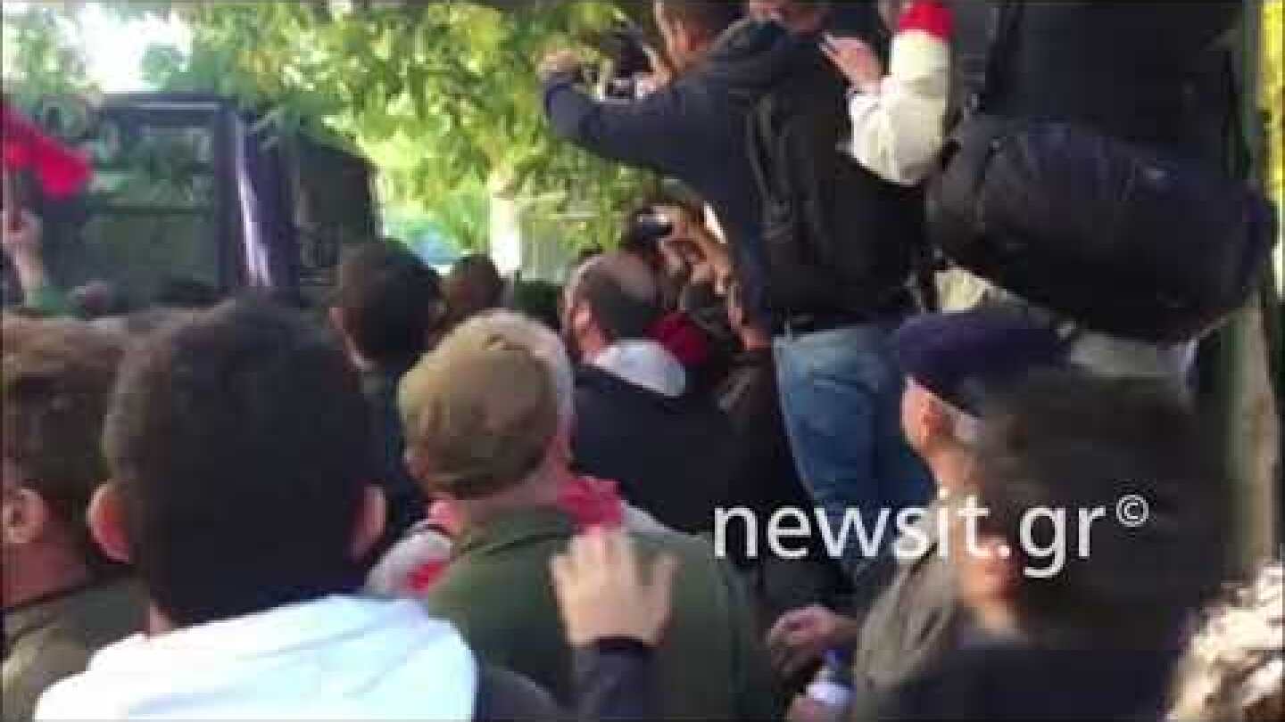 Επεισόδια με διαδηλωτές του ΠΑΜΕ