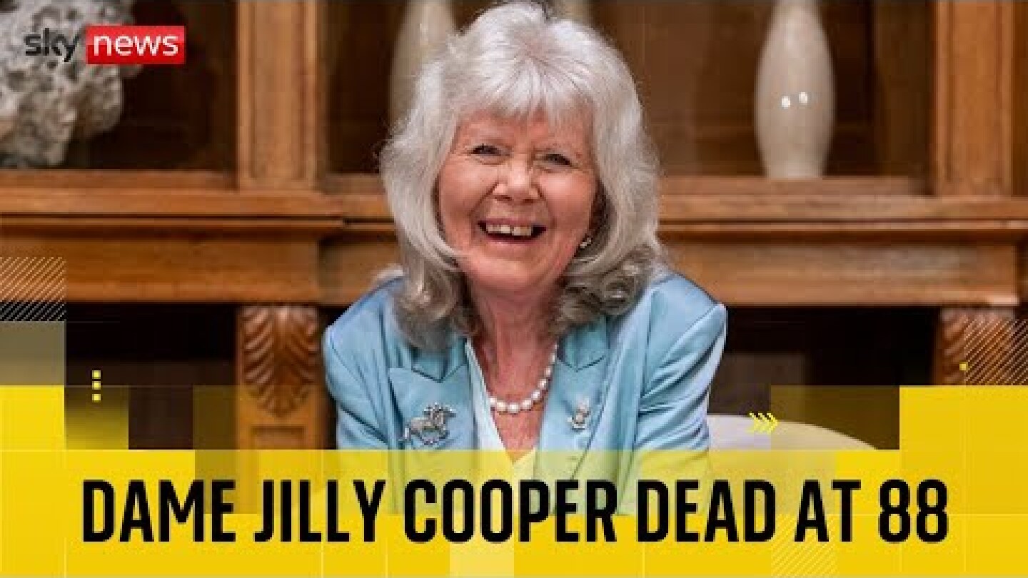 Breaking: Author Dame Jilly Cooper has died aged 88