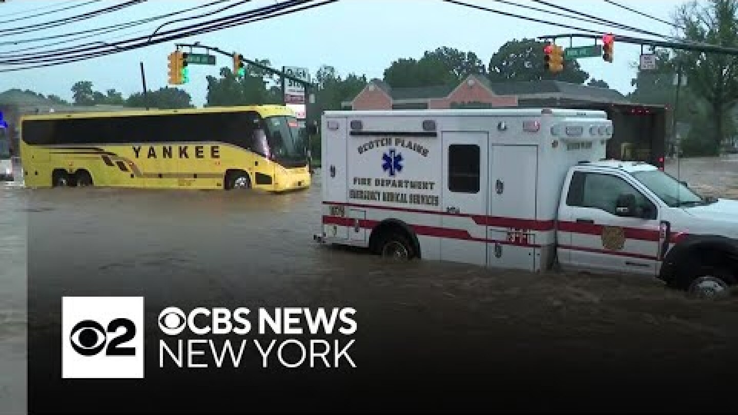 Flash flooding impacting area around New York City - 7:30 p.m. special report