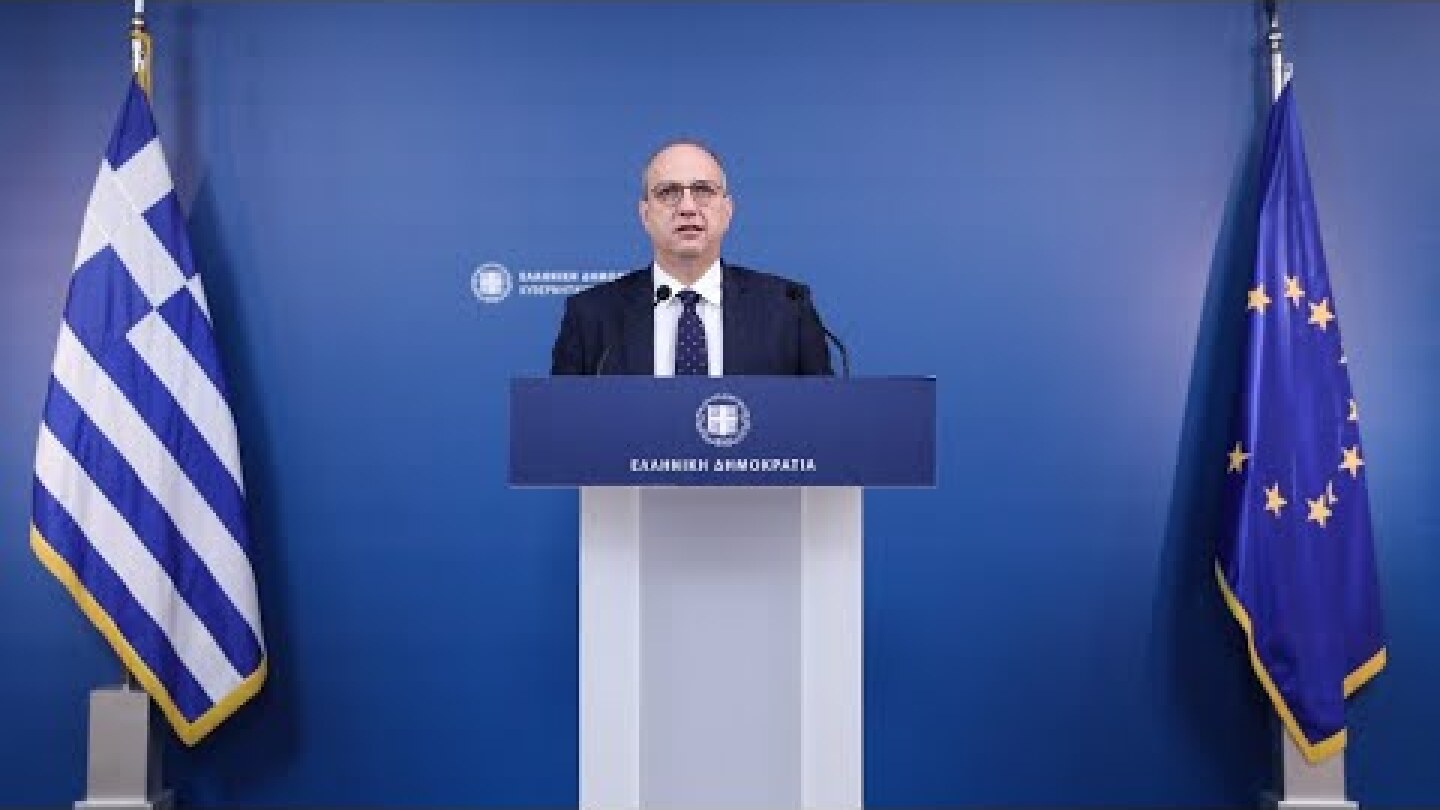 Eνημέρωση πολιτικών συντακτών από τον Κυβερνητικό Εκπρόσωπο Γιάννη Οικονόμου