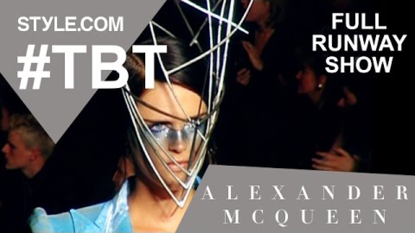Alexander McQueen's Spring 1997 Full Runway Show - #TBT with Tim Blanks - Style.com