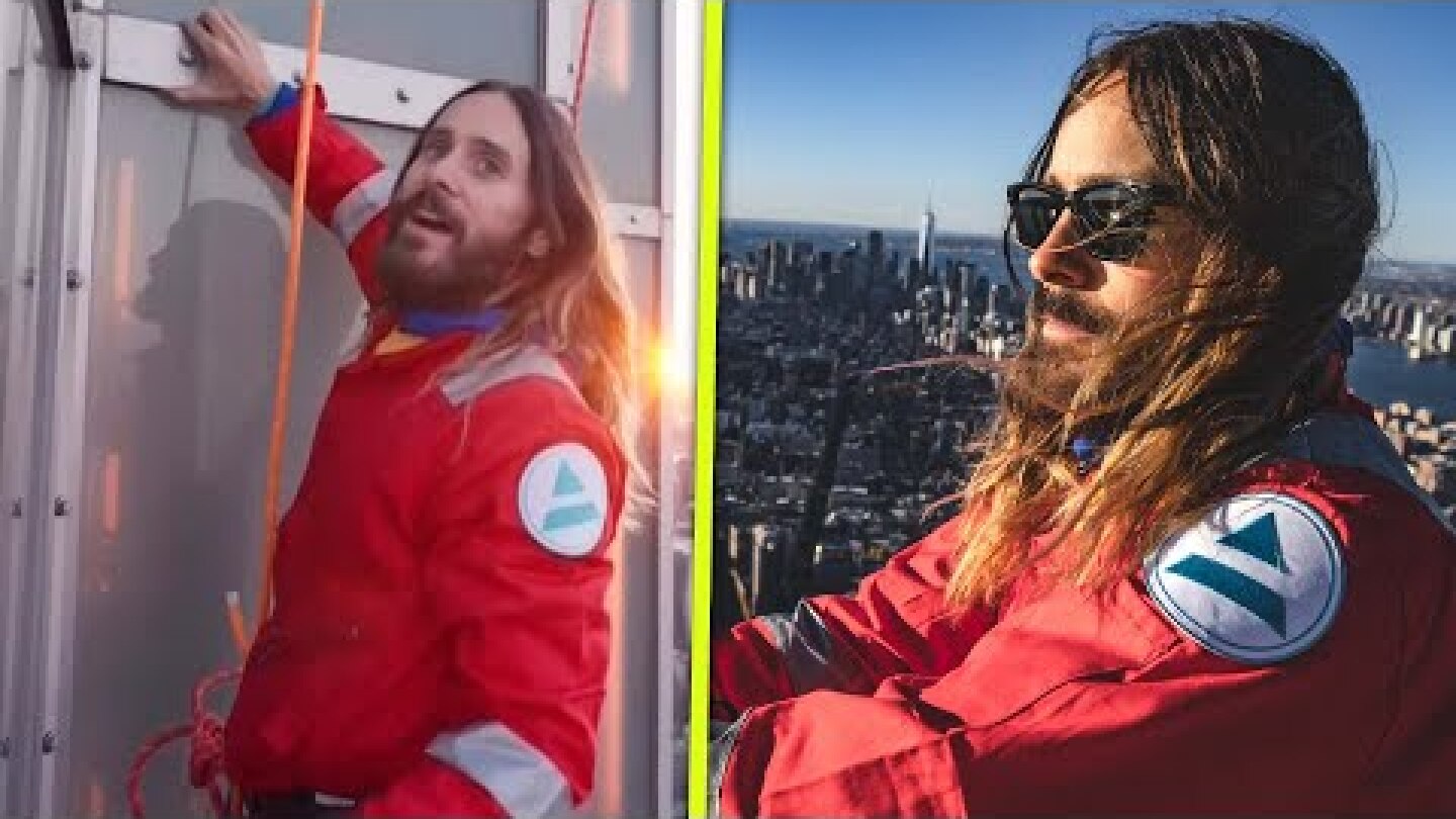 Watch Jared Leto CLIMB UP the Empire State Building
