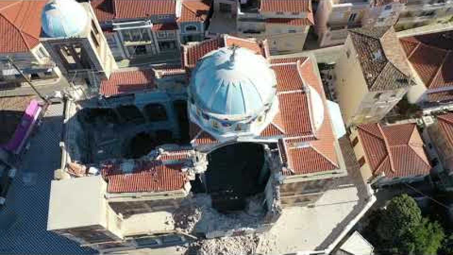 after the earthquake at samos 1-11-2020