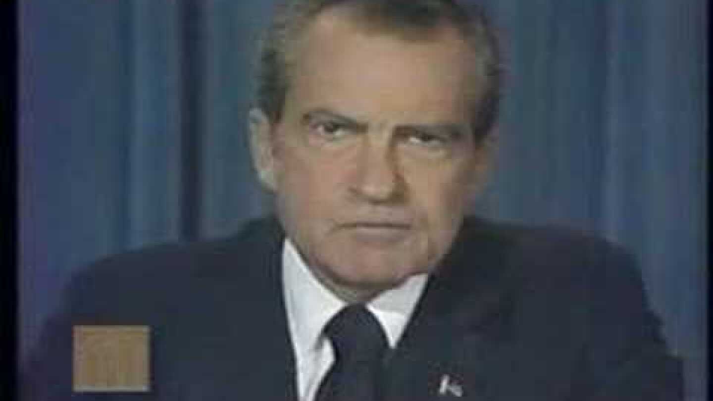 President Richard Nixon - Address Announcing Resignation