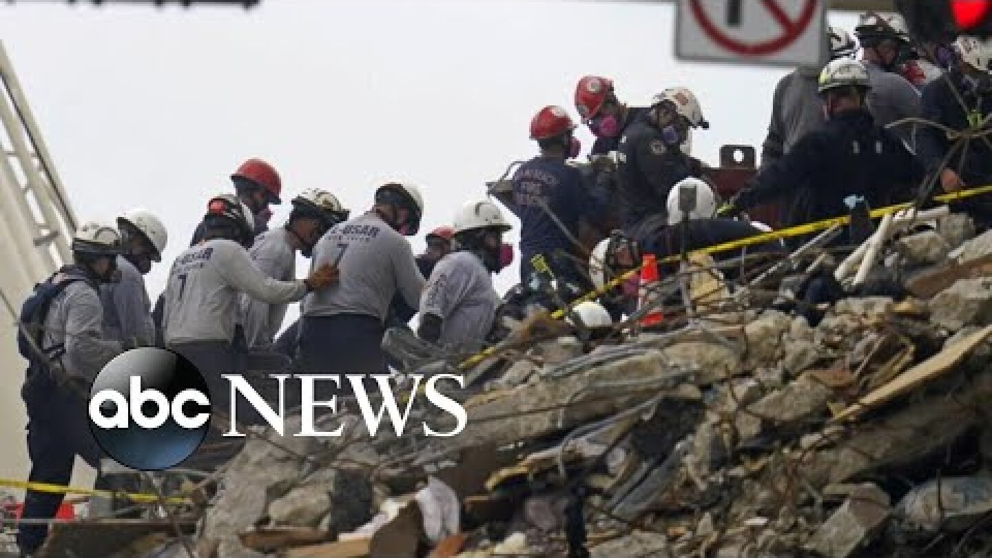 New audio released from condo building collapse in Surfside, Florida