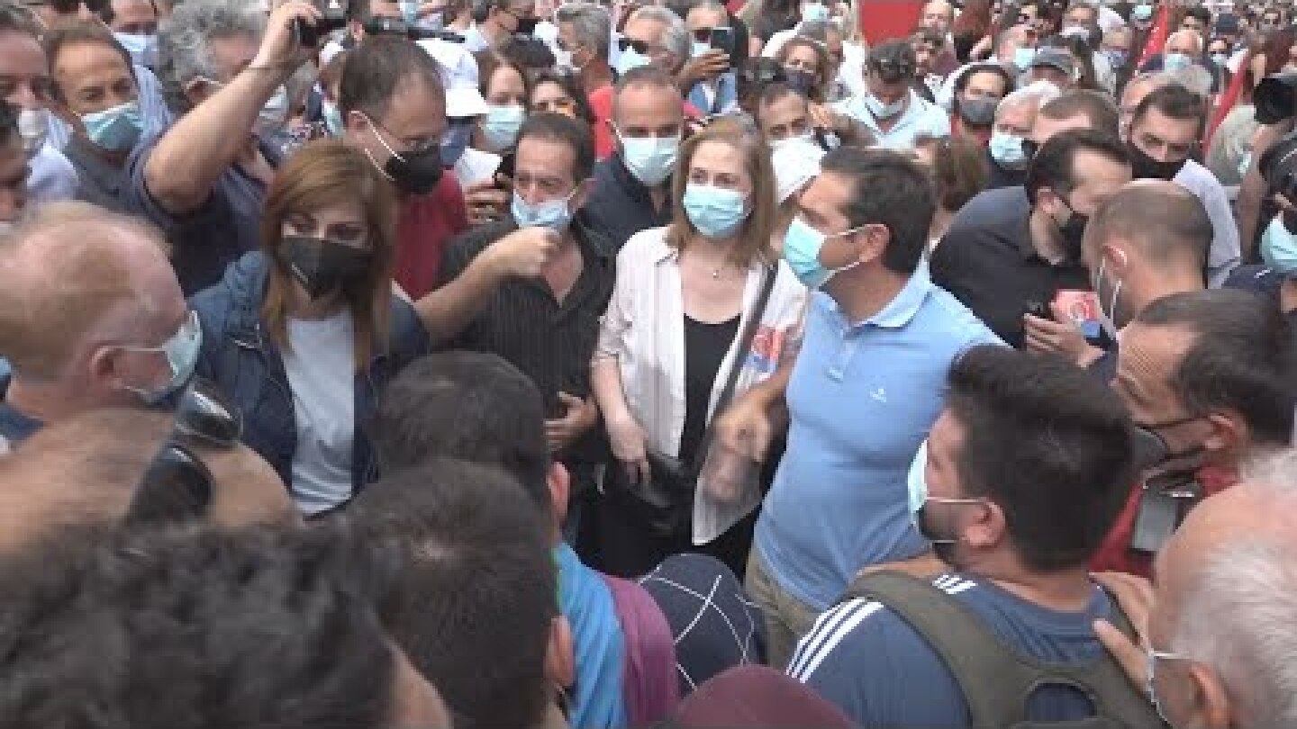 Στην Απεργιακή συγκέντρωση της ΓΣΕΕ-ΑΔΕΔΥ ο Αλέξης Τσίπρας και οι βουλευτές του ΣΥΡΙΖΑ
