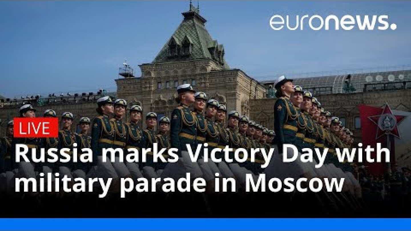 Putin says West 'forced' Ukraine offensive as Russia marks Victory Day