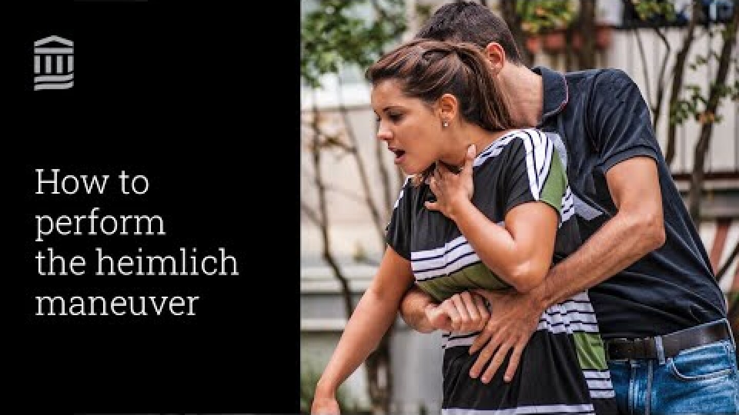 How to Perform the Heimlich Maneuver | In Case of Emergency | Mass General Brigham