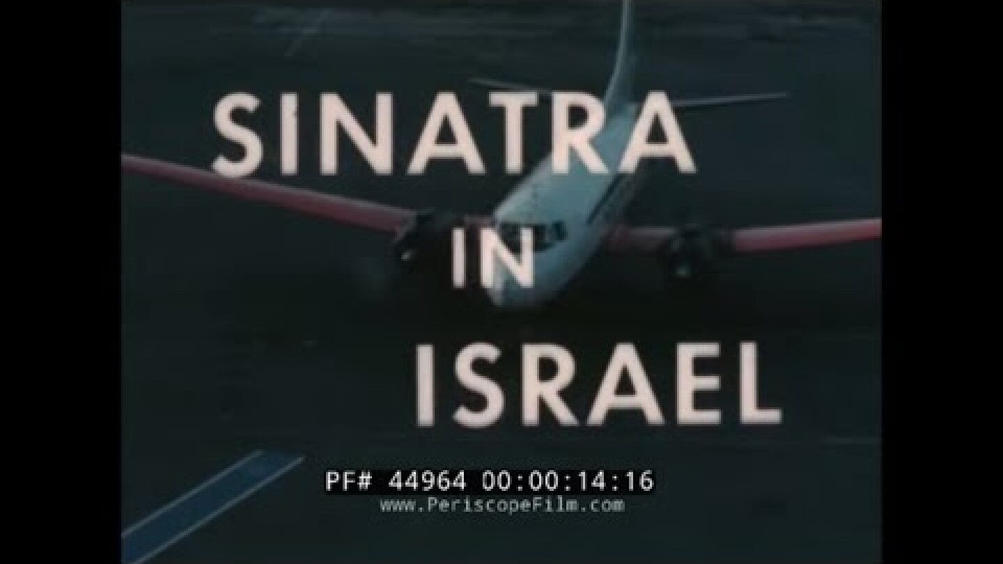 1962 VISIT OF FRANK SINATRA TO ISRAEL   WORLD TOUR FOR CHILDREN  44964