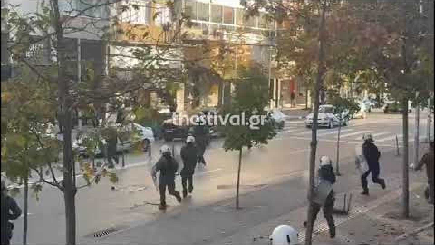 Thestival.gr Ενταση έξω από τα δικαστήρια Θεσσαλονίκης 