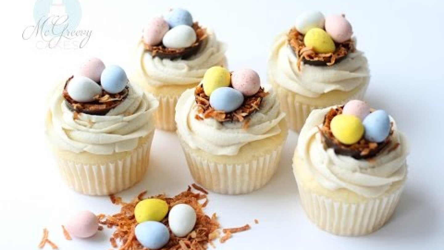 Making SUPER easy, Easter Egg Cupcakes!